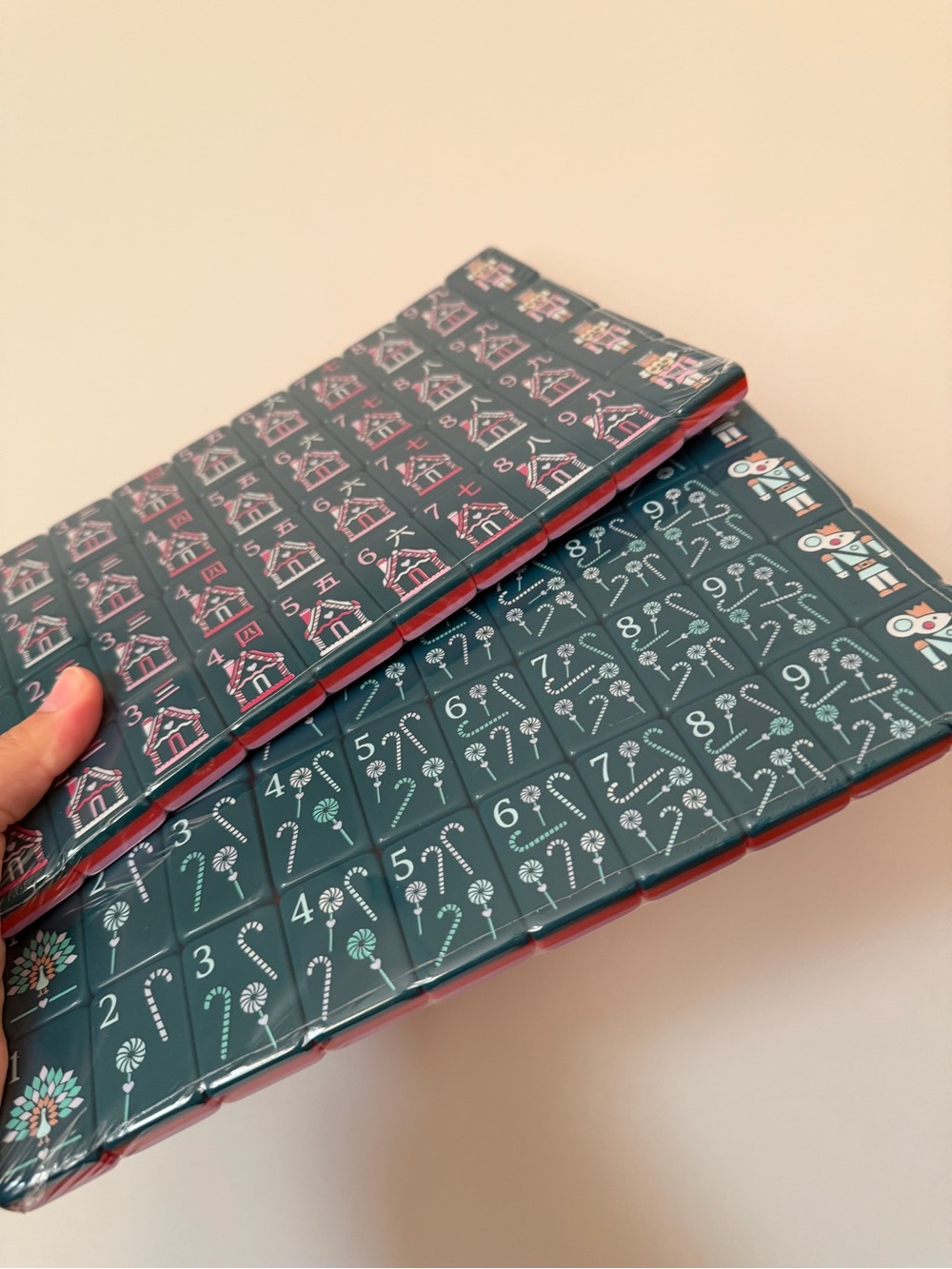 Dark Teal Nutcracker Christmas Holiday Themed American Mahjong Tiles - NEW - Picture 6 of 15